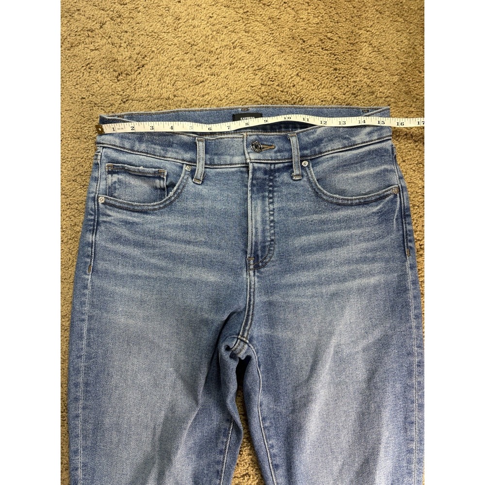 Express Jeans Women 10L Skinny Mid Rise Hyper Sculpt Hyper Stretch Preppy - Picture 5 of 11